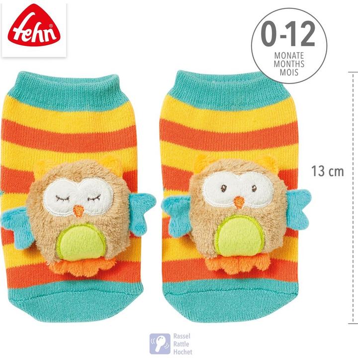 Produktbild Sombo Rasselsöckchen Eule (Einzelpack, 15 - 18)