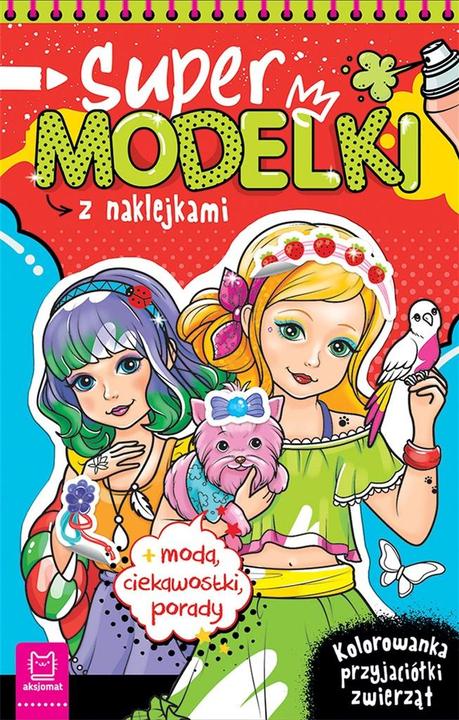 Produktbild Supermodels-Sticker-Malseite...