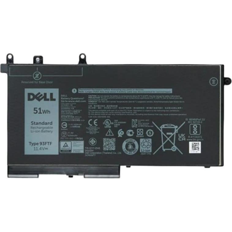 Dell Battery, 51WHR, 3 Cell (3 Zellen), Notebook Akku