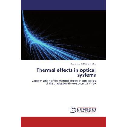 Thermal effects in optical systems, Fachbücher von Maurizio Di Paolo Emilio