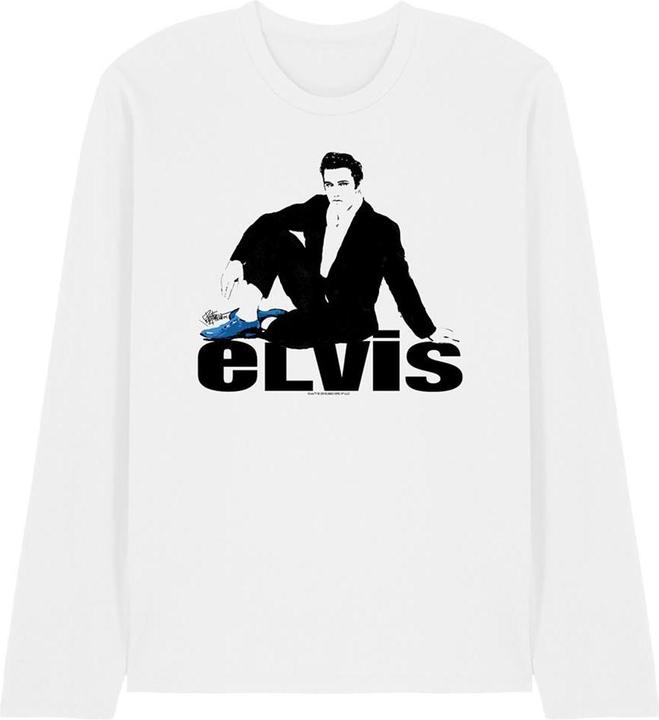 Produktbild Elvis Blue Suede TShirt Langärmlig (S)