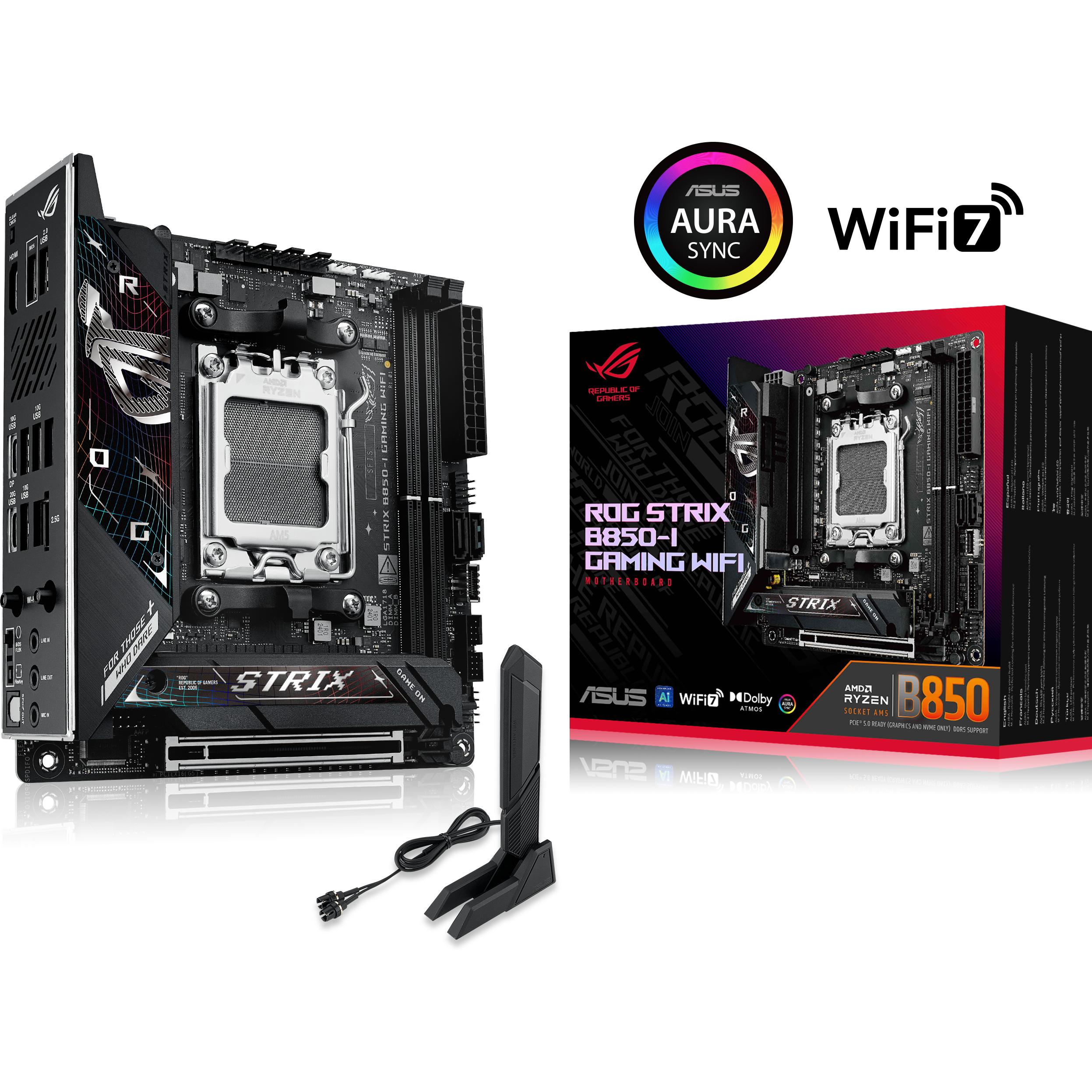 ASUS ROG STRIX B850-I GAMING WIFI (AM5, AMD B850, Mini-ITX), Mainboard