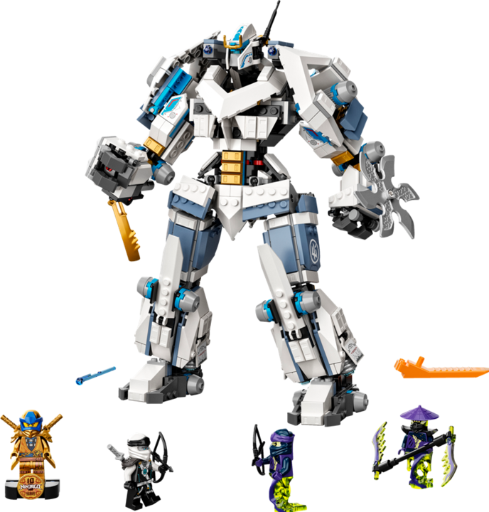 Actual product image LEGO Zane's Titan Mech (71738, LEGO Ninjago)