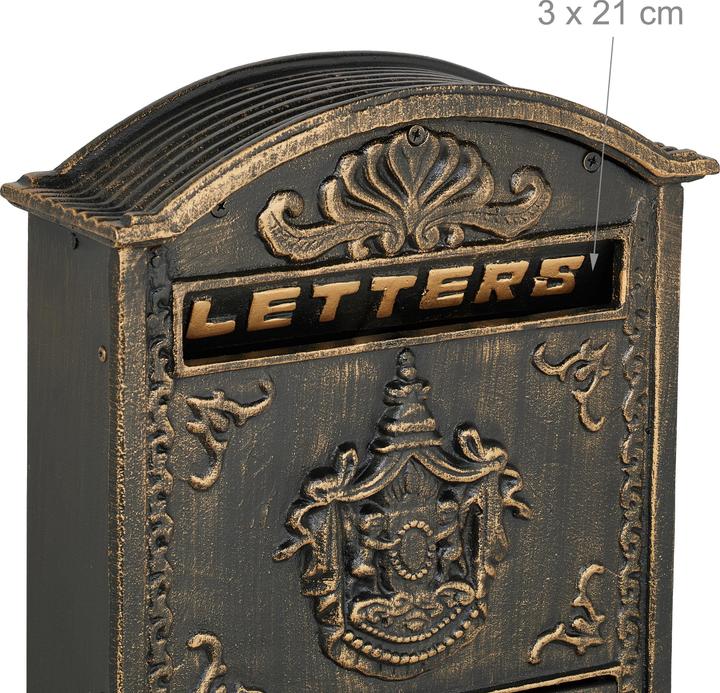 Produktbild Relaxdays Briefkasten Vintage