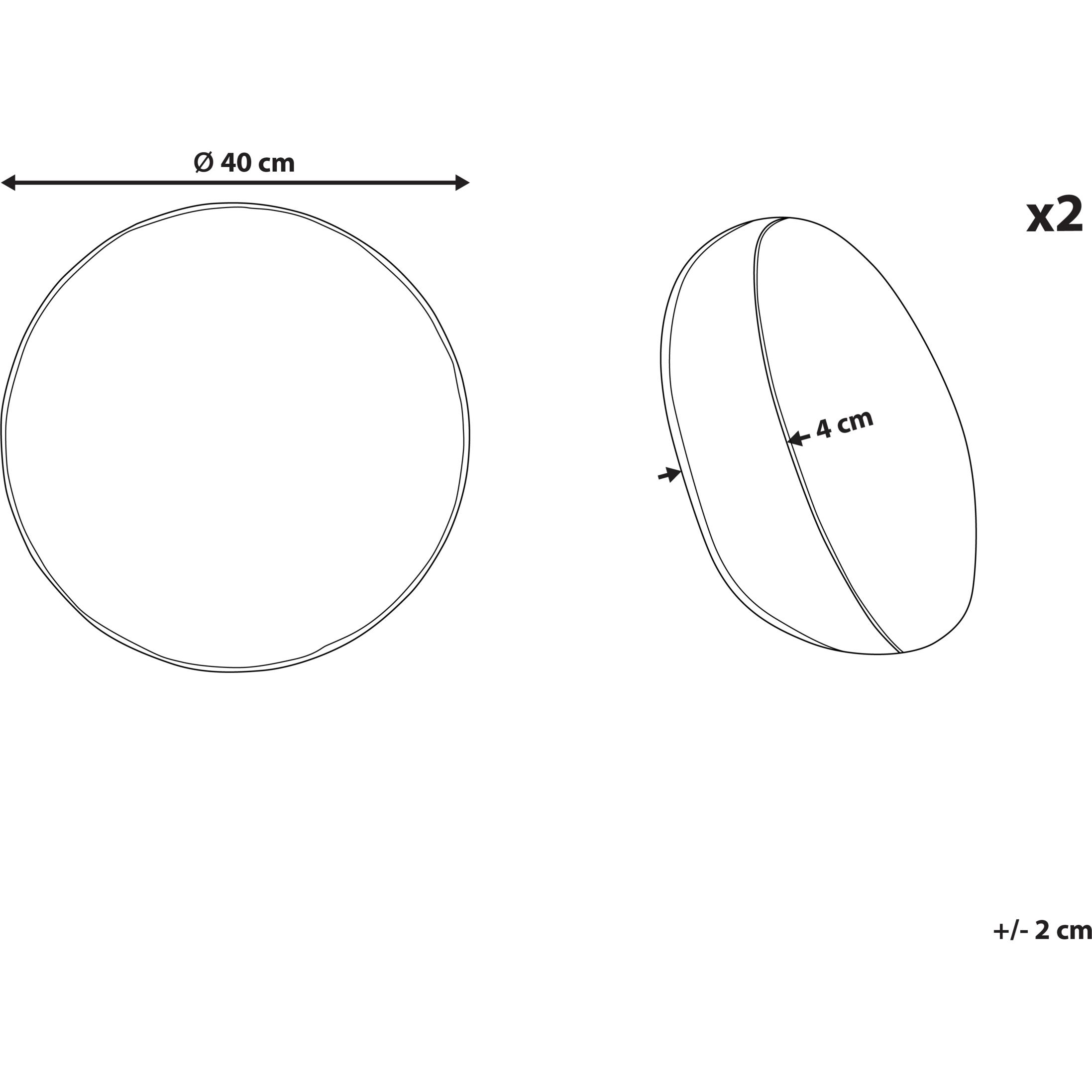 Thumbnail - Beliani, Dekokissen, Thistle (40 x 40 cm)