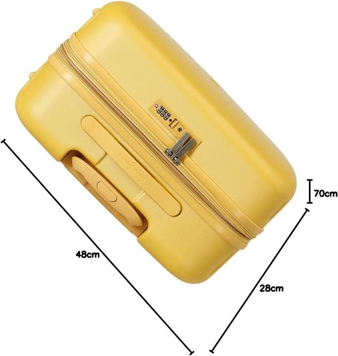 Actual product image Pepe Jeans Highlight Expandable Suitcase with TSA Lock and Multi-Directional Wheels (79 l)