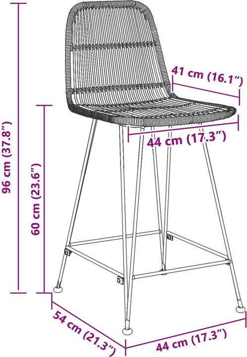 Image du produit vidaXL Barhocker
