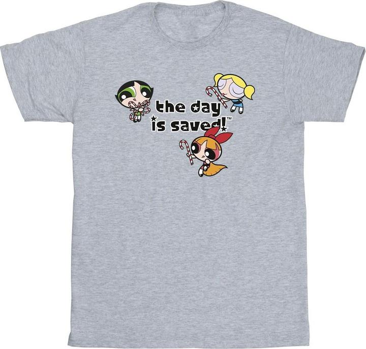 Actual product image The Powerpuff Girls Boys Girls The Day Is Saved T-Shirt (104)