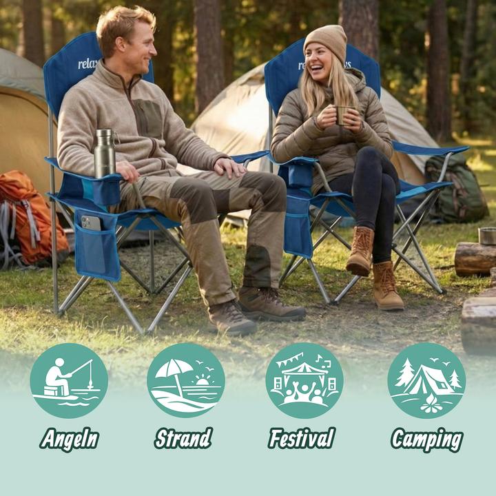 Produktbild Relaxdays Campingstuhl