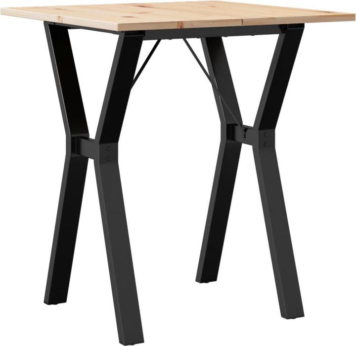Produktbild vidaXL Esstisch Y-Gestell und Gusseisen (70 x 70 x 75 cm)