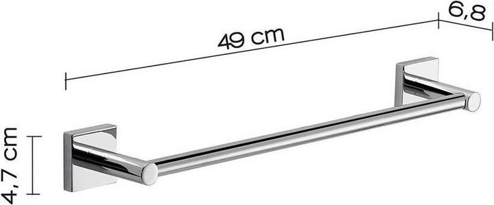 Immagine prodotto Domoletti Porta asciugamani Macao 45 cm cromato