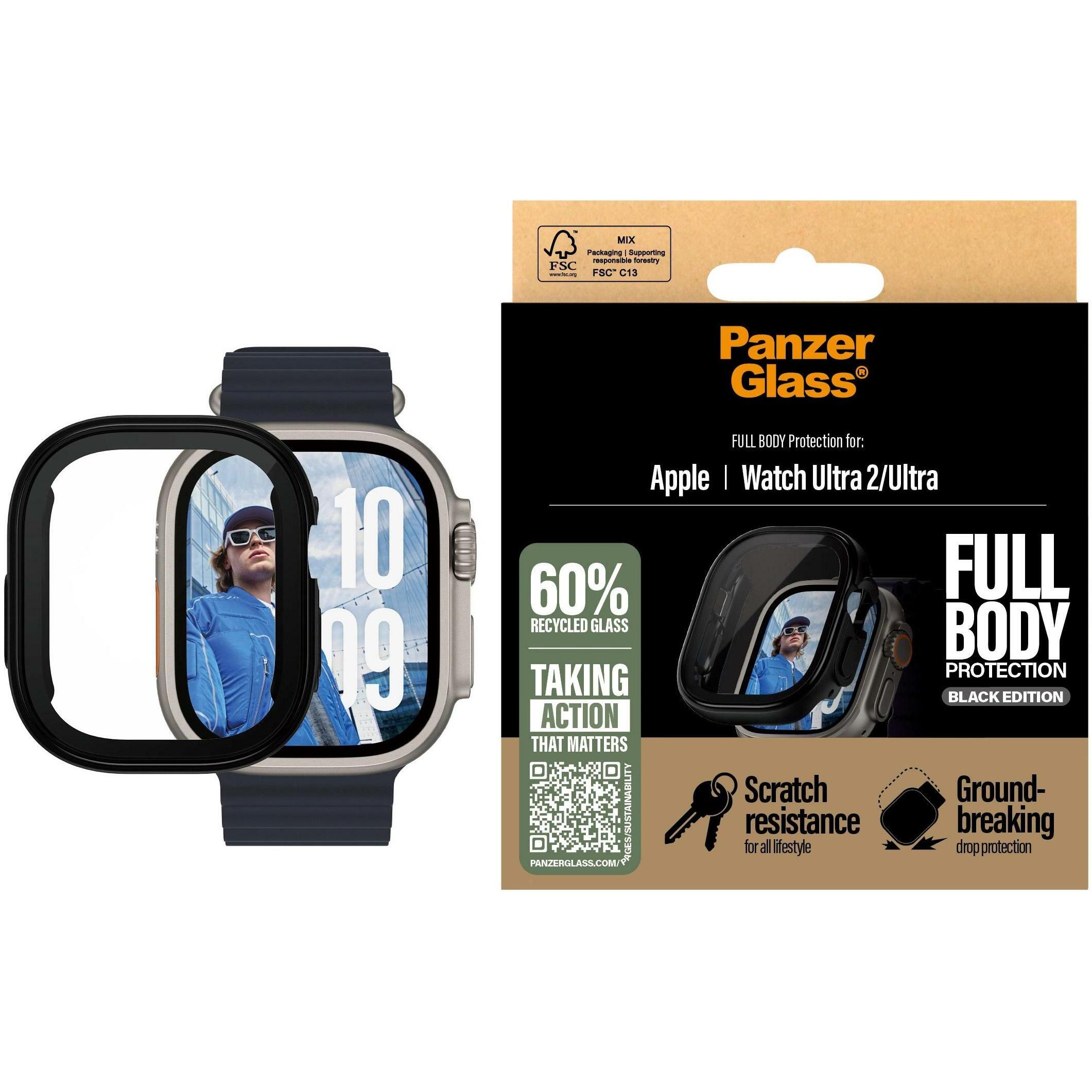 PanzerGlass Full Body Watch, Smartwatch Zubehör, Transparent