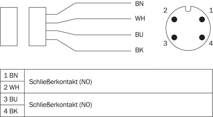 Produktbild Sick mag.Sicherheitsschalter RE13-SA64M12 4p 2xNO Sensor+Betätiger (Schalter)