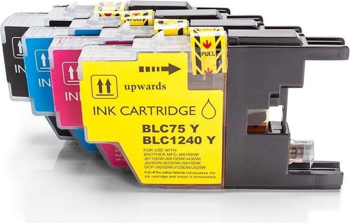 Actual product image Hermex Compatible Brother MFC-J 6510DW Cartridges (M, Y, C, FC)