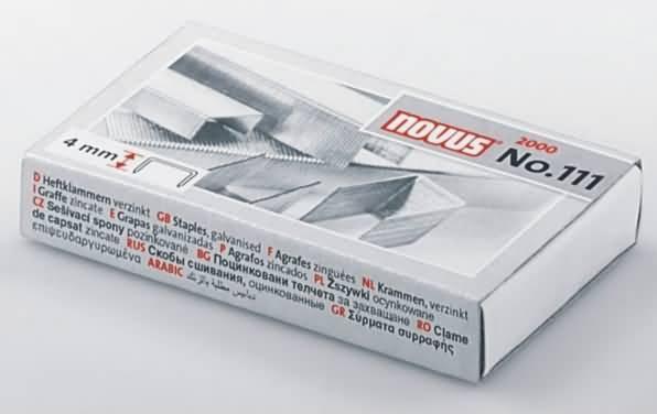 Immagine prodotto Novus Punti metallici Utilizzo del prodotto: Cucitrici, pinze per graffare Designazione del tipo di (2000x)