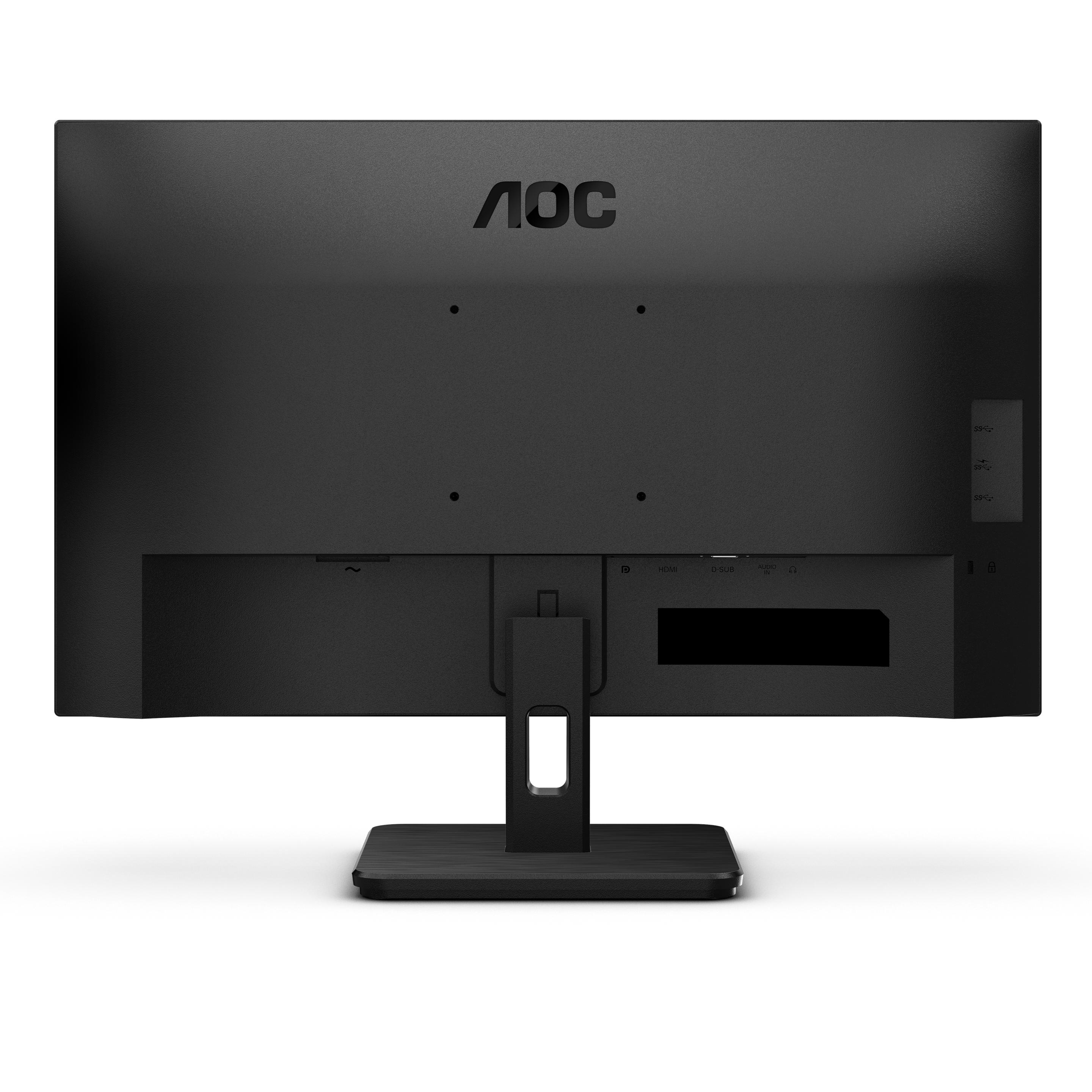 AOC 24E3UM 16:09 HDMI+DP+USB VA (1920 x 1080 Pixel, 24"), Monitor, Schwarz