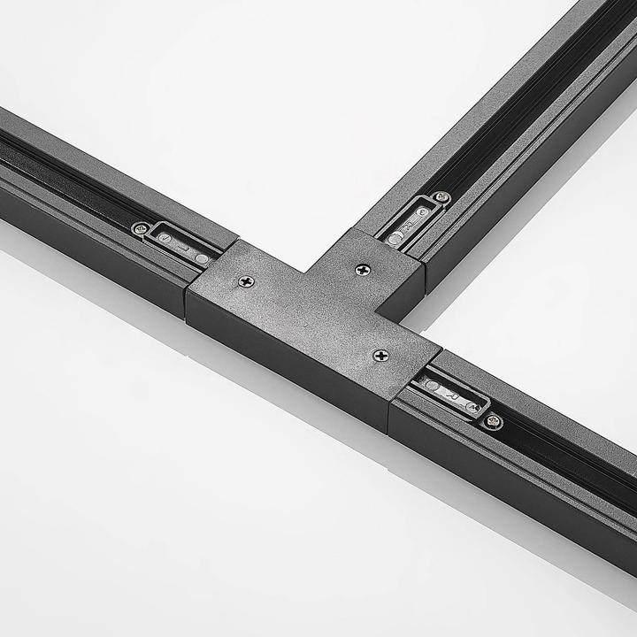 Actual product image Lindby T-connector 1-phase system, black