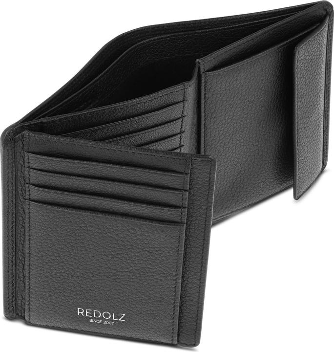 Produktbild Redolz Leather Essentials Geldbörse RFID Schutz Leder 9.5 cm