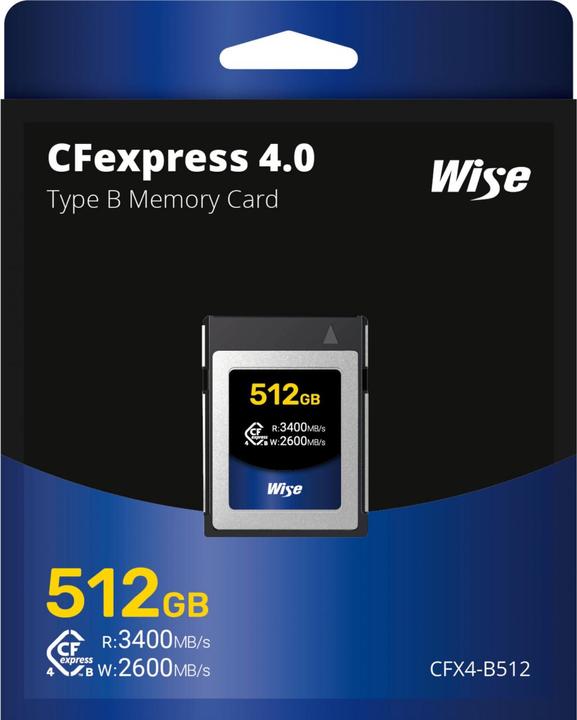 Productafbeelding Wise CFexpress 4.0 (512 GB, CFexpress type B)