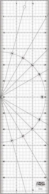Actual product image Olfa Patchwork ruler (600 mm)