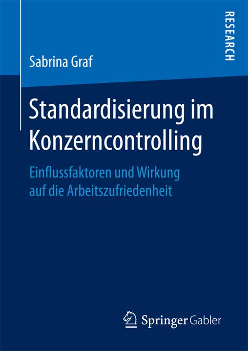 Produktbild Standaardisatie in Groepscontrolling (Deutsch, Sabrina Graf, 2017)
