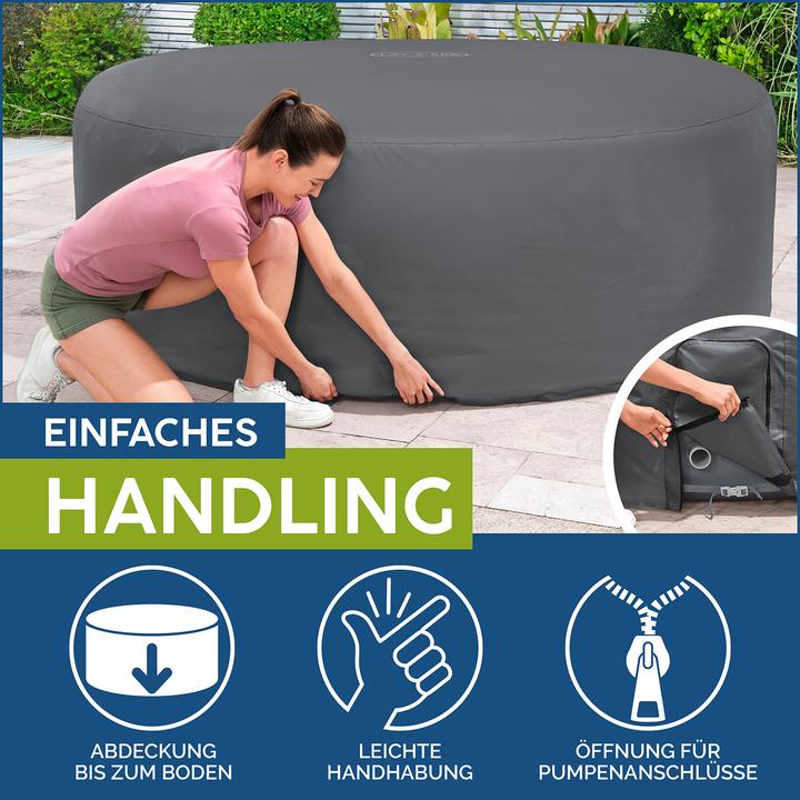 Actual product image Bestway Lay-Z-Spa Thermal Cover Round 216x80cm