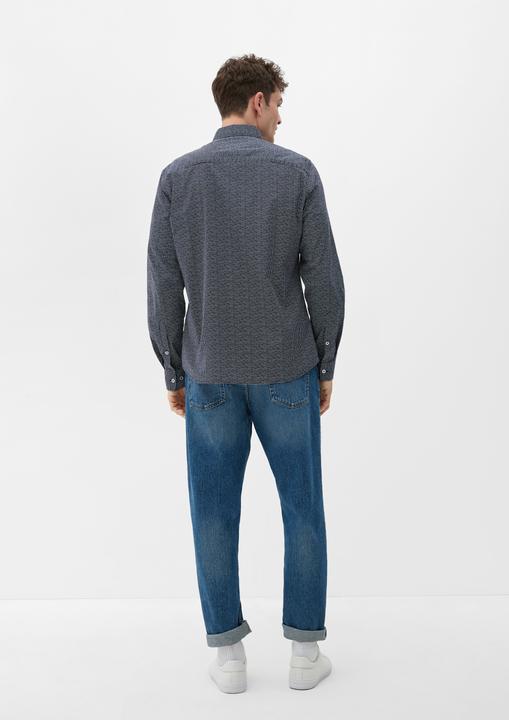 Image du produit s.Oliver Hemd Slim: Hemd mit Allover-Print (M)