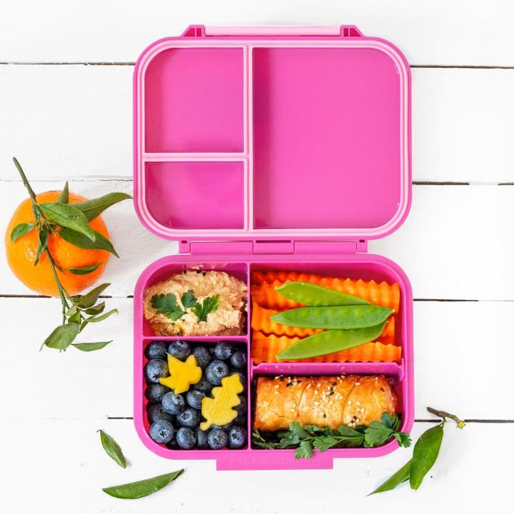 Produktbild Lekkabox Mini Classic Lunchbox mit 3 Fächern & Trenner, berry