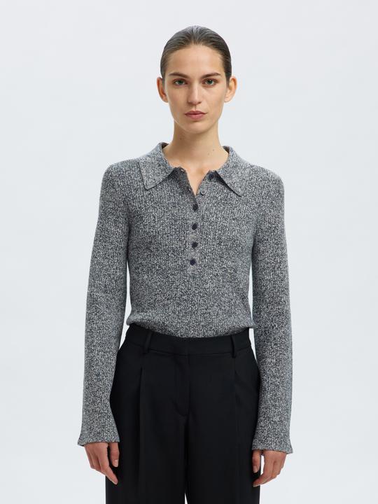 Immagine prodotto Selected Femme Viskosemix Polohemd aus Strick (M)