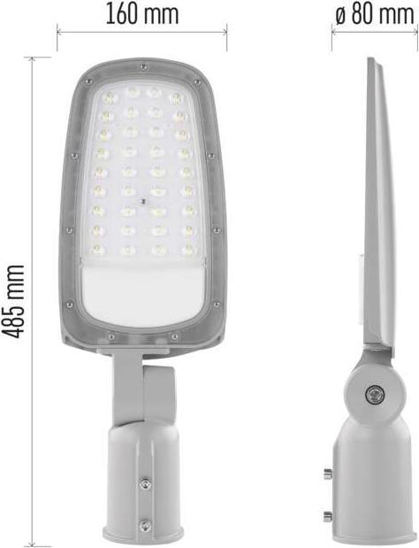 Produktbild Emos LED-Aussenleuchte SOLIS 50W, 6000 lm, neutralweiss (6000 lm, IP65)