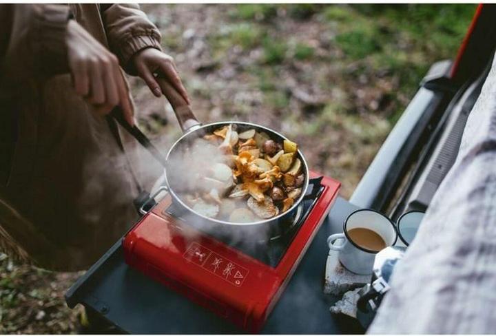 Image du produit Rothenberger Industrial Gas Camping Cooker Gourmet Piezo RS 220 1500003730 Acier inoxydable