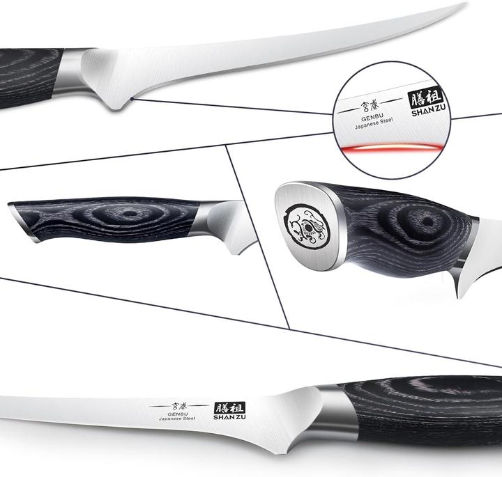 Produktbild Shan Zu Genbu Filetiermesser (18 cm)