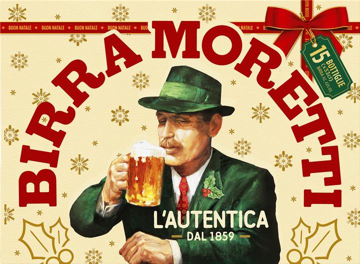 Produktbild Birra Moretti L' Autentica (15 x 33 cl)