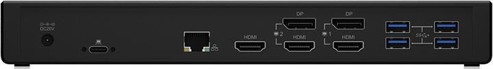 Actual product image Icy Box Docking station notebook USB-C -> 3x video output 60H (USB-C, 14 Ports)