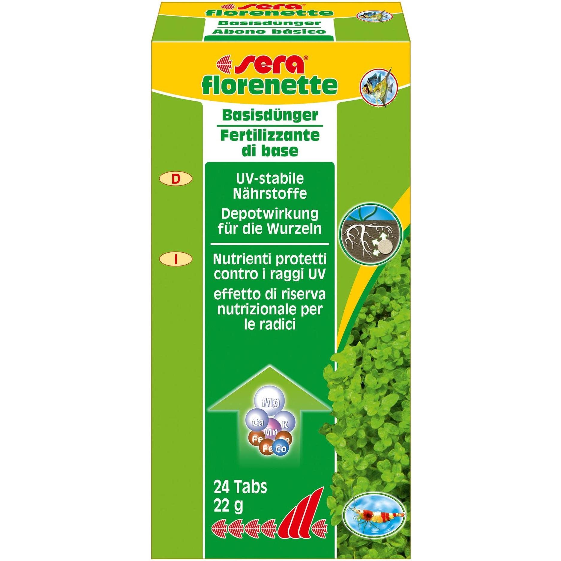 Sera Florenette A (Aquarium Pflanzenpflege), Aquarium Pflege