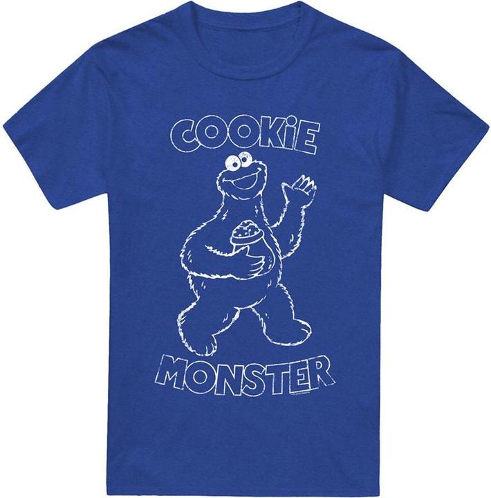Produktbild Sesame Street Simple Cookie TShirt meliert (M)