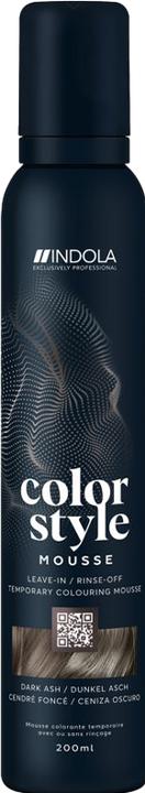 Produktbild Indola Color Style Mousse Dunkel Asch 200 ml (200 ml, Schaumfestiger)
