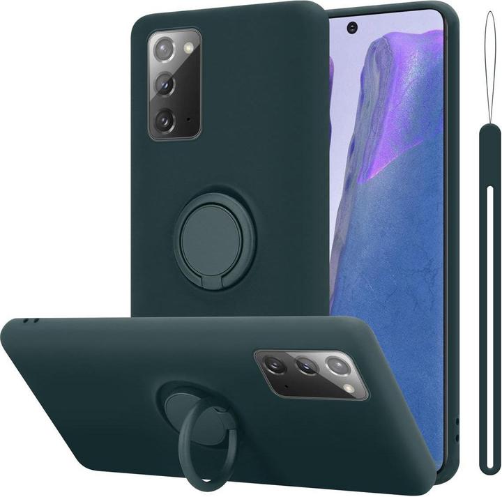 Actual product image Cadorabo TPU Liquid Ring Silicone Case Cover (Samsung Galaxy Note 20)