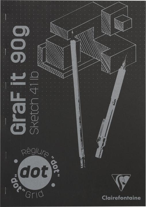 Image du produit Clairefontaine GraFiT (A3, Quadrillé, Couverture souple)