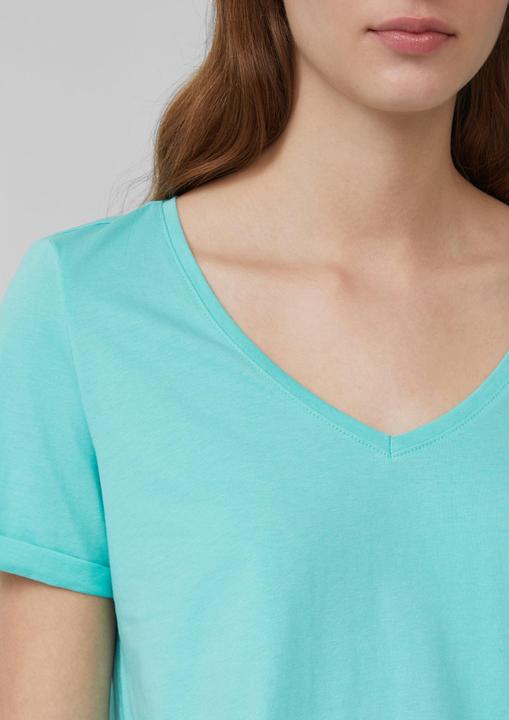 Immagine prodotto S.Oliver T-Shirt Weiches T-Shirt aus Baumwolle mit V-Ausschnitt (44)