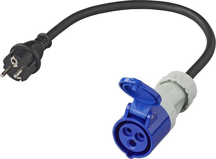 ProPlus Adapterkabel 40cm 3x2,5mm² von Schuko Stecker nach CEE