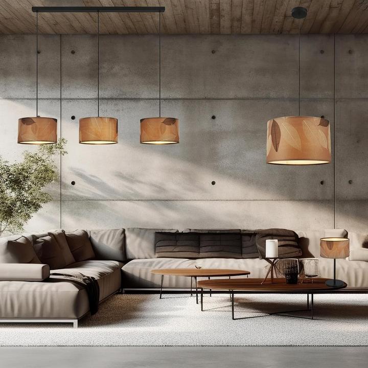 Image du produit Briloner Suspension, noir / naturel, excl.3x E27/max. 10W (E27)