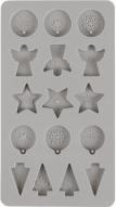 Produktbild Rayher Silikon Giessform "Mini-Dekoformen X-Mas"
