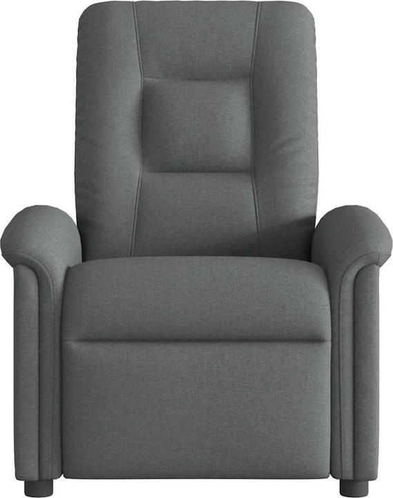 Immagine prodotto vidaXL Poltrona massaggiante in tessuto grigio scuro Poltrona TV massaggiante