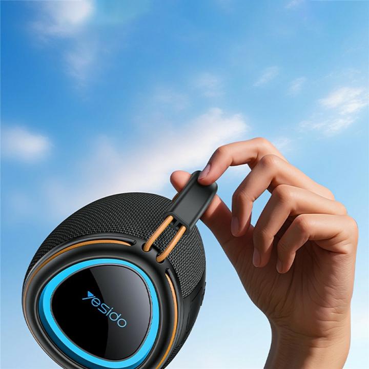 Actual product image Yesido - Wireless Speaker (YSW40) - Bluetooth 5.3, Type-C, TF Card, USB, 1200mAh, 8W - Black