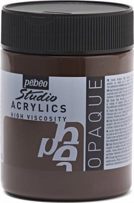 Produktbild Pebeo Studio Acrylics feine Acrylfarben (Umbra gebrannt, 500 ml)