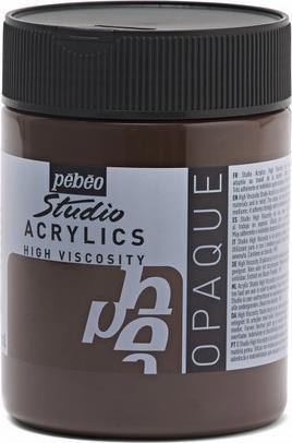 Actual product image Pebeo Studio Acrylics fine acrylic (Burnt umber, 500 ml)