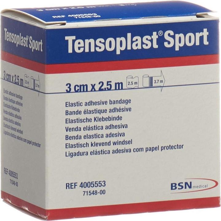 Produktbild BSN Tensoplast® Sport 3 x 2.5 m weiss (3 m)