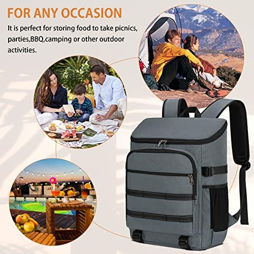 Actual product image Only-Bags.Store Waterproof Insulated Cooler Bag Large Picnic Backpacks Lightweight Lunch Bag Backpacks (30 l)