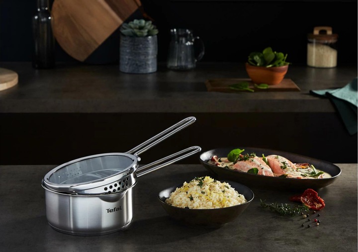 Actual product image Tefal Saucepan Nordica 16 cm (16 cm, Pot, Stainless steel)